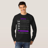 Epilepsie Zeer slecht zou niet aanbevelen T-shirt (Voorkant volledig)
