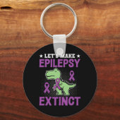 Epilepsie Ziekte Bewustmaking maakt epilepsie Exac Sleutelhanger (Voorkant)