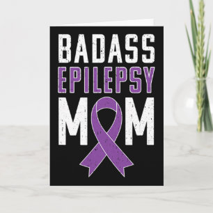 Epilepsiebewustzijn Door Epilepsie Moeder Paarse L Kaart