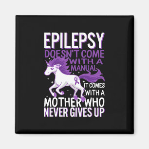 Epilepsiebewustzijn Eenhoorn Paarse lint Insult D Magneet