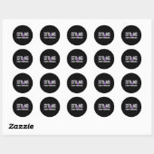 Epilepsiebewustzijn - Epilepsiebewustzijn Sterk  Ronde Sticker (Vel)