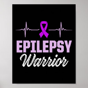 Epilepsiebewustzijn Epileptische Krijger Overleven Poster