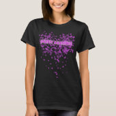 epilepsiebewustzijn hart t-shirt (Voorkant)
