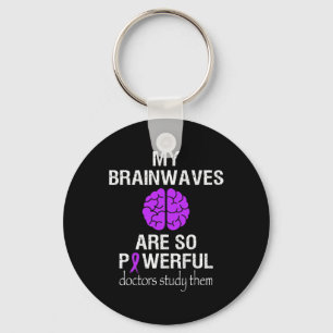 Epilepsiebewustzijn Maand Brainwaves Zijn Zo Krach Sleutelhanger