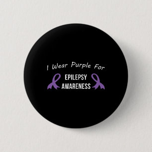 Epilepsiebewustzijn Maand Steun Liefde Genezing Pa Ronde Button 5,7 Cm