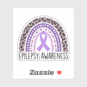 Epilepsiebewustzijn Rainbow Epilepsy Warrior Sticker (Vel)