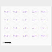 epilepsiebewustzijn ronde sticker (Vel)