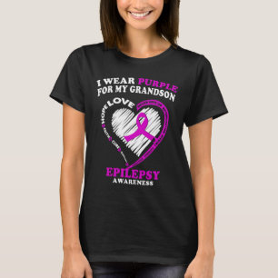 Epilepsiebewustzijn S - Ik draag paars voor mijn k T-shirt