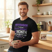 Epilepsiebewustzijn steun het hele jaar Tri-Blend shirt