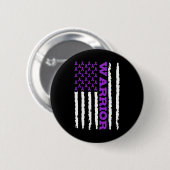 Epilepsiebewustzijn Warrior  Ronde Button 5,7 Cm (Voorkant /achterkant)