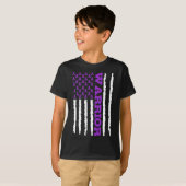 Epilepsiebewustzijn Warrior  T-shirt (Voorkant volledig)