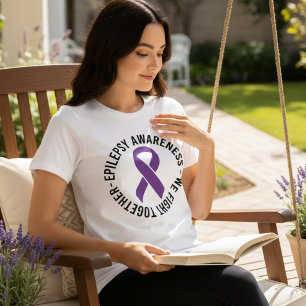 Epilepsiebewustzijn We Vecht Samen Cadeau Tri-Blend Shirt