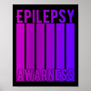Epilepsiebewustzijnsmaand In november dragen we pa Poster