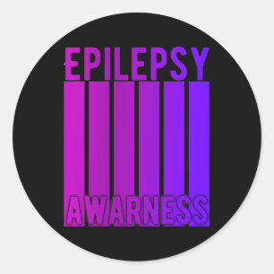Epilepsiebewustzijnsmaand In November dragen we pa Ronde Sticker