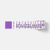 Epilepsiebewustzijnspatroonlint Grosgrain Lint (Voorkant)