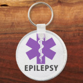 Epilepsiewaarschuwing Sleutelhanger (Voorkant)