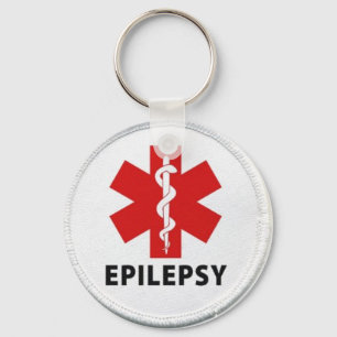 Epilepsiewaarschuwing Sleutelhanger