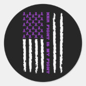 Epilepsy Awareness 1  Ronde Sticker (Voorkant)