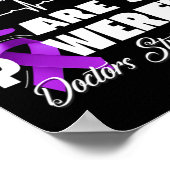 Epilepsy Awareness Brain Waves Epileptic Warrior S Poster (Hoek)