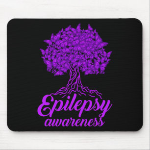 Epilepsy Awareness Butterfly Muismat