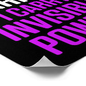 Epilepsy Awareness Carry Epileptic Warrior Survivo Poster (Hoek)