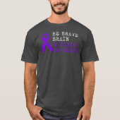Epilepsy Awareness Choice Fun Epileptic Warrior T-shirt (Voorkant)