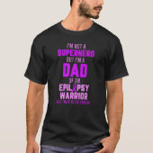 Epilepsy Awareness Dad Hero Epileptic Warrior Surv T-shirt (Voorkant)