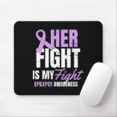 Epilepsy Awareness Design Her Fight My Gift Muismat (Met muis)
