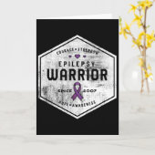 Epilepsy Awareness Epilepsy Warrior Since 2007 Kaart (Gele Bloem)