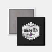 Epilepsy Awareness Epilepsy Warrior Since 2007 Magneet (Voorkant / Achterkant)