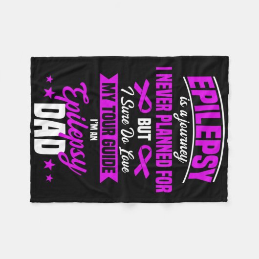 Epilepsy Awareness Epileptic Seizure Disorder Fath Fleece Deken (Voorkant (Horizontaal))