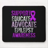 Epilepsy Awareness Epileptic Warrior Survivor 10  Muismat (Voorkant)