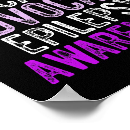 Epilepsy Awareness Epileptic Warrior Survivor 10  Poster (Hoek)