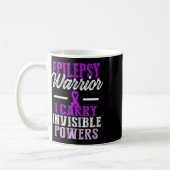 Epilepsy Awareness Epileptic Warrior Survivor 11  Koffiemok (Links)