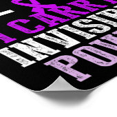 Epilepsy Awareness Epileptic Warrior Survivor 11  Poster (Hoek)