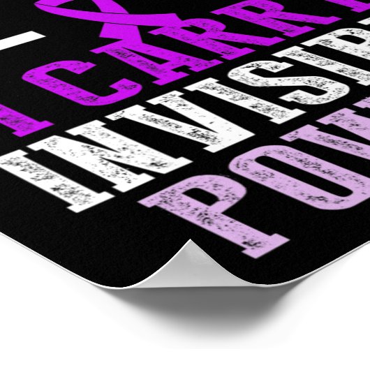 Epilepsy Awareness Epileptic Warrior Survivor 11  Poster (Hoek)