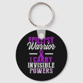 Epilepsy Awareness Epileptic Warrior Survivor 11 Sleutelhanger (Voorkant)