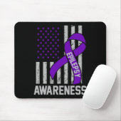Epilepsy Awareness Epileptic Warrior Survivor 19  Muismat (Met muis)