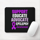 Epilepsy Awareness Epileptic Warrior Survivor 1 Muismat (Met muis)