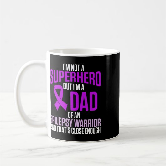 Epilepsy Awareness Epileptic Warrior Survivor 24 Koffiemok (Links)