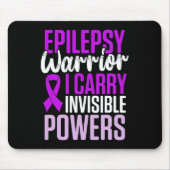 Epilepsy Awareness Epileptic Warrior Survivor 27  Muismat (Voorkant)