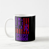 Epilepsy Awareness Epileptic Warrior Survivor 28  Koffiemok (Links)