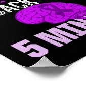 Epilepsy Awareness Epileptic Warrior Survivor 4  Poster (Hoek)