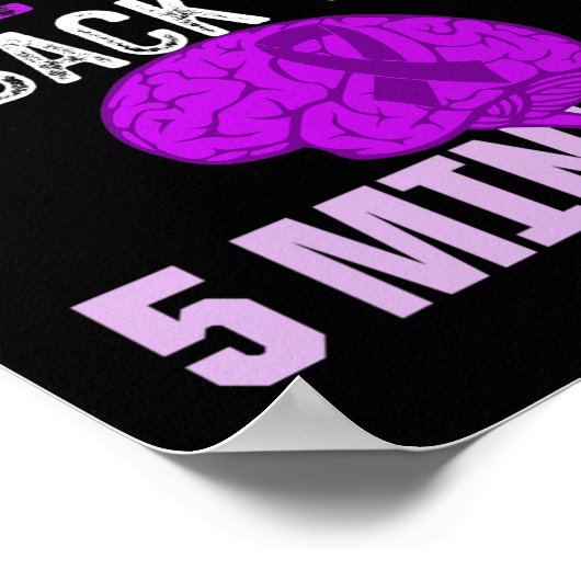 Epilepsy Awareness Epileptic Warrior Survivor 4 Poster (Hoek)