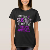 Epilepsy Awareness Epileptic Warrior Survivor 5  T-shirt (Voorkant)