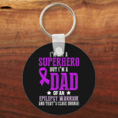 Epilepsy Awareness Epileptic Warrior Survivor 6 Sleutelhanger (Voorkant)
