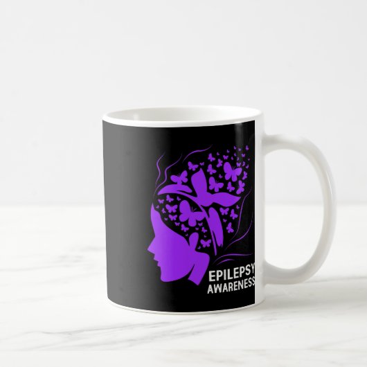 Epilepsy Awareness For Women Koffiemok (Rechts)