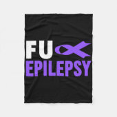 Epilepsy Awareness - Fu Epilepsy Awareness Epileps Fleece Deken (Voorkant)