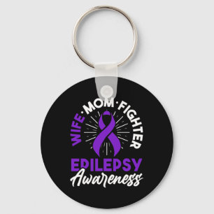 Epilepsy Awareness Fun Epileptic Warrior S Sleutelhanger