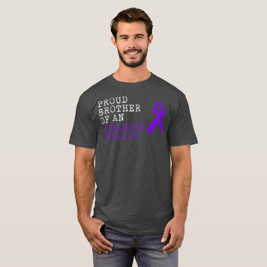 Epilepsy Awareness Fun Epileptic Warrior T-shirt (Voorkant volledig)